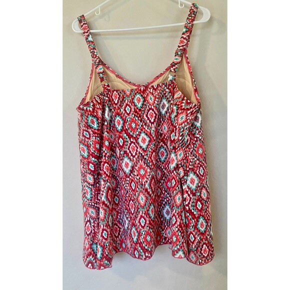 LOT-D & Co Beach Cover-Up AND Swimsuit Tankini Top & Swim Skirt Plus Sz 1X, 20W - Picture 16 of 16